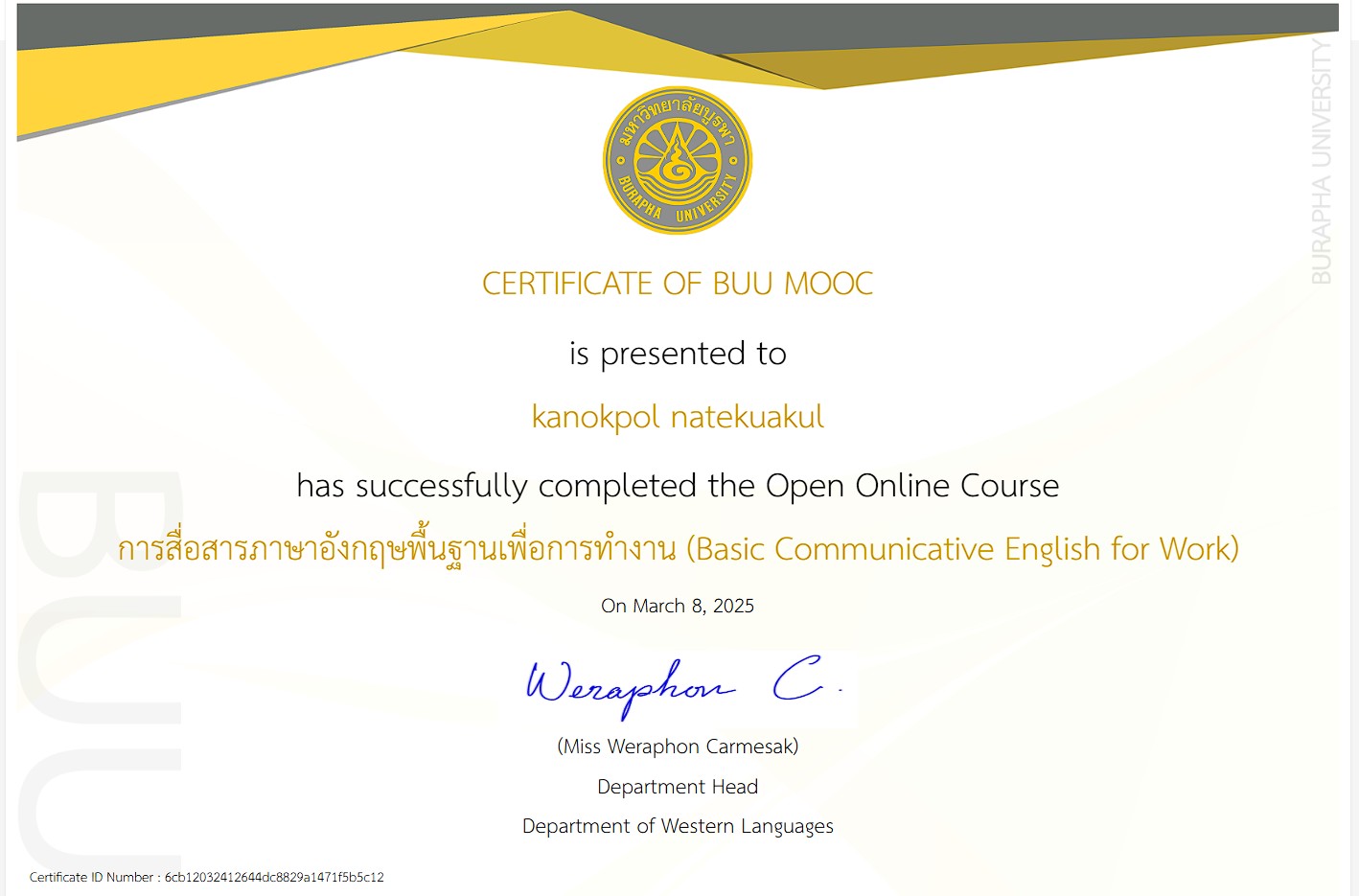 Basic Communicative English for work